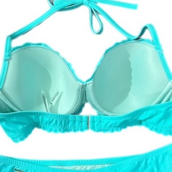 Victorias Secret Swim Zuma Sweetheart Demi Bikini top and Bottoms Set Mint frost - Picture 6 of 7